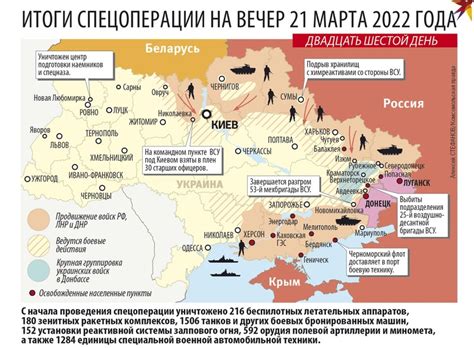 Интерактивная карта спецоперации Вооруженных .
